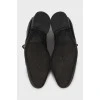 Мужские черные туфли из кожи