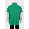 Мужская зеленая футболка поло