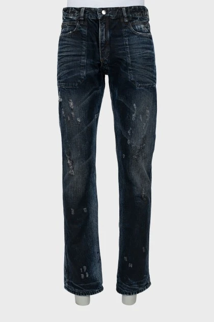 Чоловічі двосторонні джинси