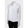Блуза без рукавів білого кольору