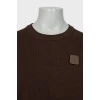 Чоловічий коричневий светр із биркою