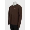Чоловічий коричневий светр із биркою
