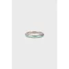 Двухцветное кольцо из серебра