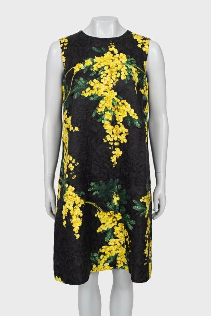 Сукня А-силуету в квітковий принт