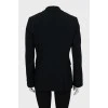 Приталенный пиджак черного цвета