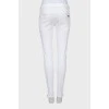 Белые джинсы skinny fit