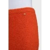 Юбка мини оранжевого цвета