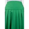 Зеленая юбка макси в складку