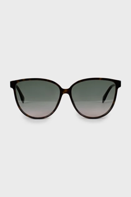 Сонцезахисні окуляри wayfarer з плямистою оправою