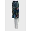 Облегающая юбка карандаш в цветочный принт