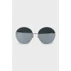 Солнцезащитные очки teashades с серебристой оправой