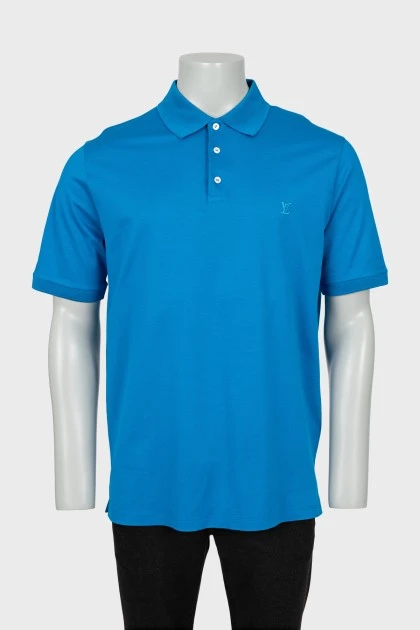 Чоловіча блакитна футболка з биркою
