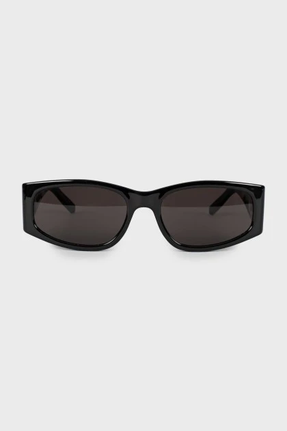 Черные прямоугольные солнцезащитные очки