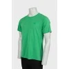 Мужская зелёная футболка 