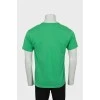 Мужская зелёная футболка 