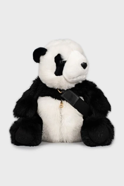 Плюшевый рюкзак панда 