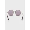 Фіолетові сонцезахисні окуляри з діоптріями