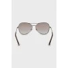 Солнцезащитные очки авиаторы с декором на дужках