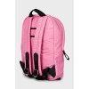 Розовый рюкзак с биркой
