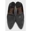 Лаковые туфли из кожи с миндалевидным носком