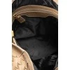 Плетенная сумка-хобо с золотистой фурнитурой
