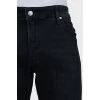 Мужские джинсы slim fit черного цвета