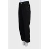 Черные джинсы wide leg