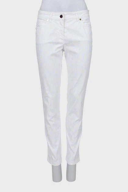 Джинси slim fit в анімалістичний принт