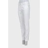 Джинси slim fit в анімалістичний принт