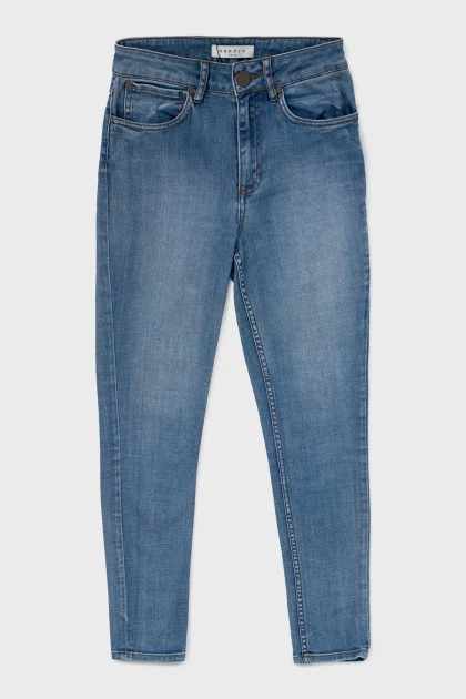 Джинси skinny fit блакитного кольору