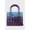 Сумка Lady Dior в принт градієнт