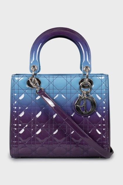 Сумка Lady Dior в принт градієнт