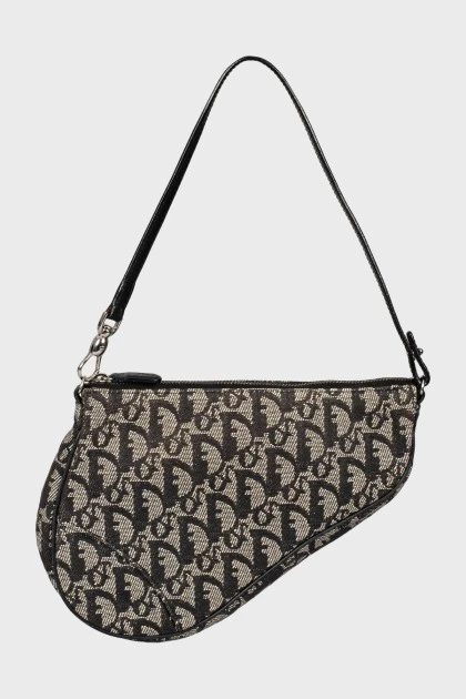 Винтажная сумка Diorissimo Saddle Pochette