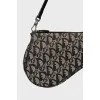 Винтажная сумка Diorissimo Saddle Pochette