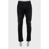 Чоловічі чорні джинси slim fit