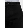 Чоловічі чорні джинси slim fit