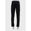 Чоловічі чорні джинси slim fit