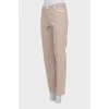 Бежеві джинси slim fit