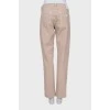 Бежеві джинси slim fit