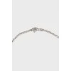 Серебряный комплект из кольца и подвески