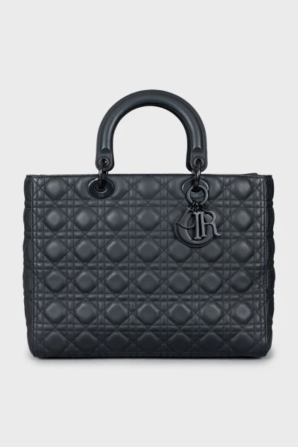 Чорна сумка Lady Dior