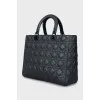 Чорна сумка Lady Dior