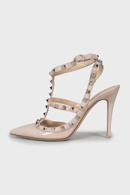 Туфлі з лакованої шкіри Rockstud