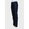 Джинси straight fit синього кольору