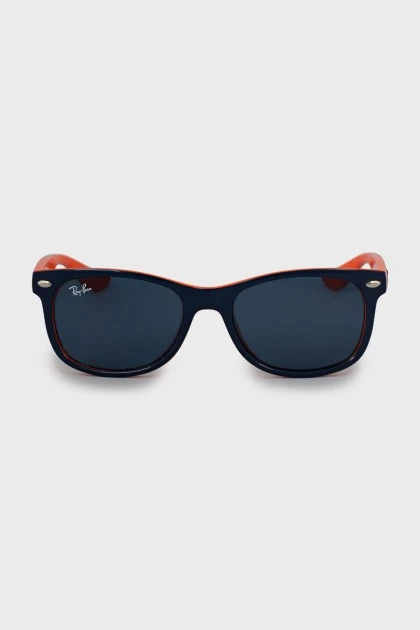 Двокольорові сонцезахисні окуляри wayfarer