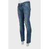 Чоловічі джинси slim fit з потертостями