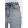 Джинсы skinny fit на высокой посадке