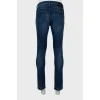 Чоловічі джинси slim fit синього кольору