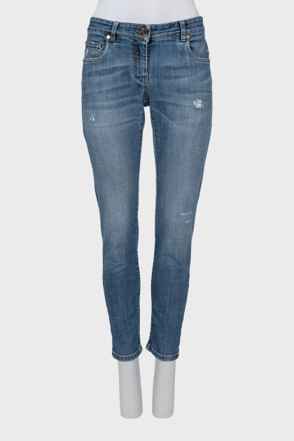 Джинси на середній посадці slim fit
