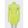 Платье с драпировкой by Mugler x H&M